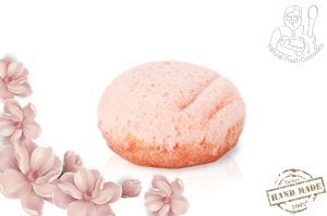 Top Süngerli Gliserinli Sabun  Pembe - Globe Sponge Soap  Pink 100 gr