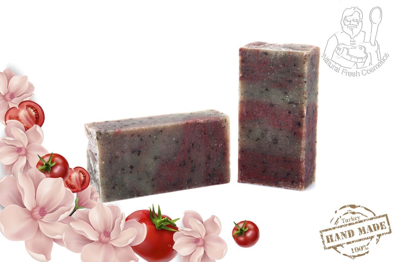 Domates & Fesleğen Sabun / Tomato & Basil Soap 95 gr